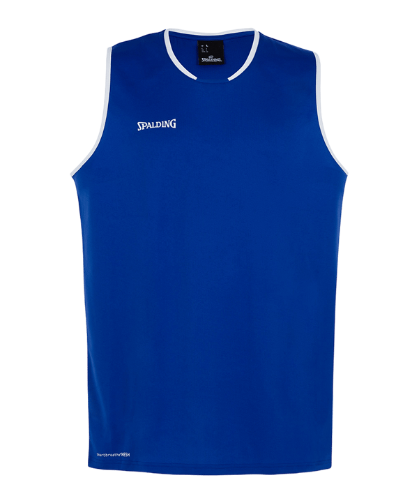 Spalding Move Tank Top Blau Weiss F11 - blau