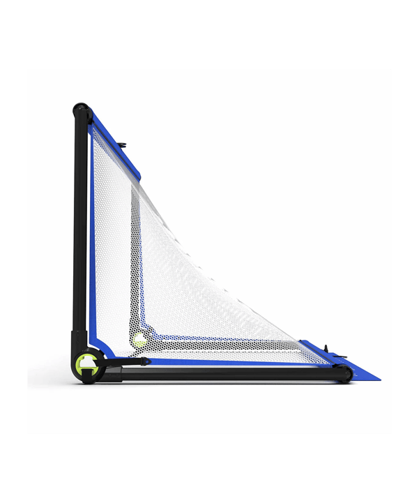 BAZOOKAGOAL PVC Teleskoptor | 150x90cm | Porta da calcio mini Blu - blu