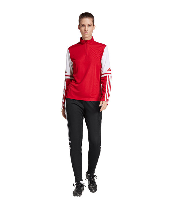 adidas Squadra 25 HalfZip Sweatshirt Damen Rot - rot