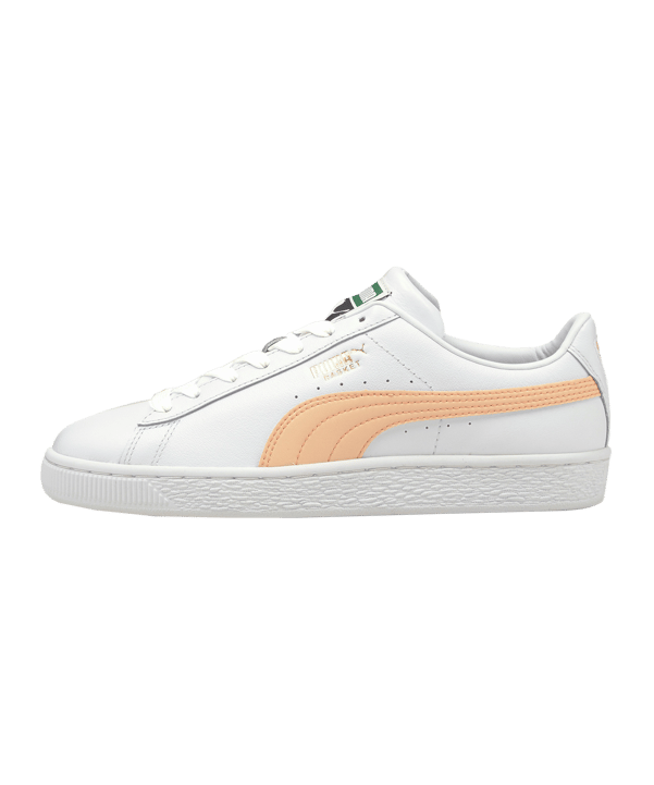 PUMA Basket Classic XXI Weiss Gelb F14 - weiss