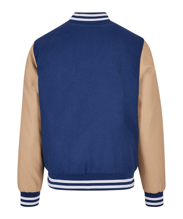 Urban Classic Big U College Jacke Blau - blau