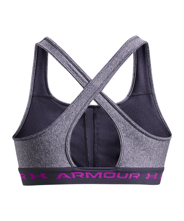 Under Armour Crossback Mid Hth-Sport Reggiseno sportivo Grigio C558 - grigio