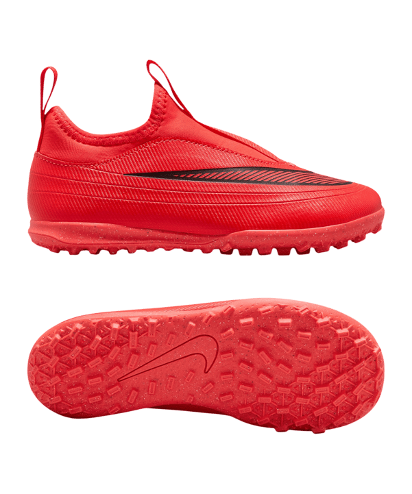 Nike Jr. Air Zoom Mercurial Vapor XVII Club Flex PS TF Break'Em Enfants Rouge C600 - rouge