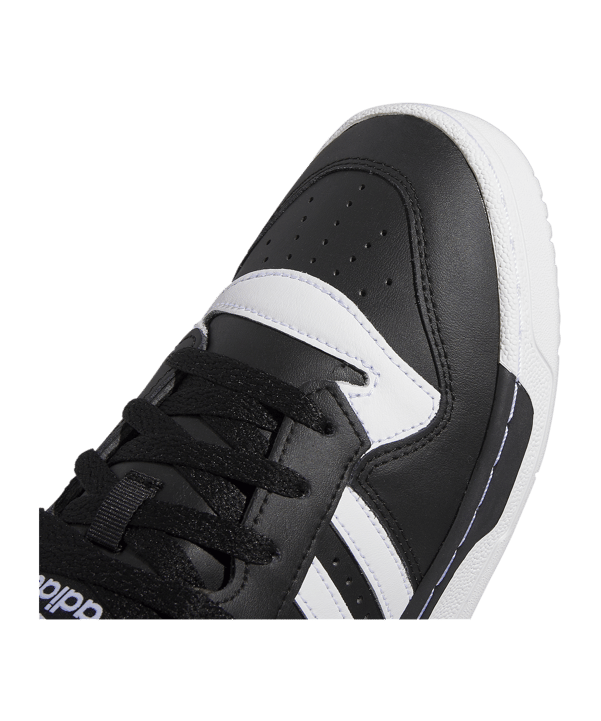 adidas Originals Rivalry Low Kids Schwarz Weiss - schwarz