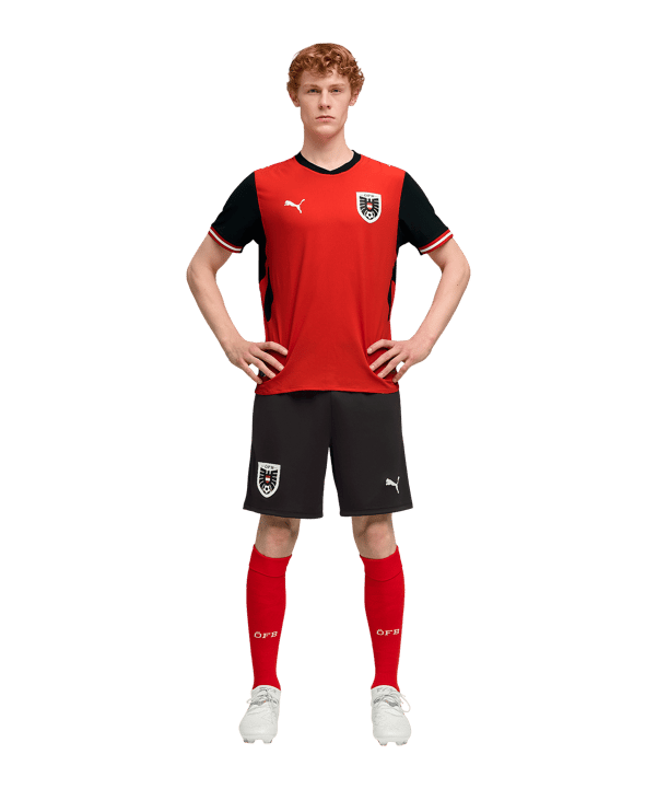 PUMA ÖFB Österreich Authentic Trikot Home WM 2026 Rot F01 - rot