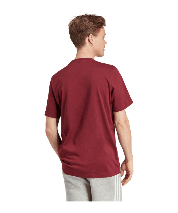 adidas Folded Icons Badge of Sport T-Shirt Rot - rot