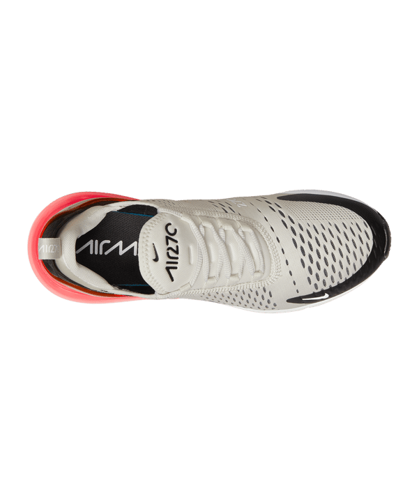 Nike Air Max 270 Sneaker Beige Schwarz Rot F003 - schwarz