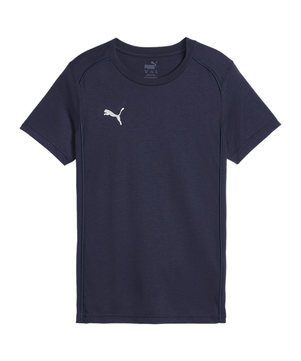 PUMA teamFINAL Casuals T-Shirt Kids Blau F06 - dunkelblau