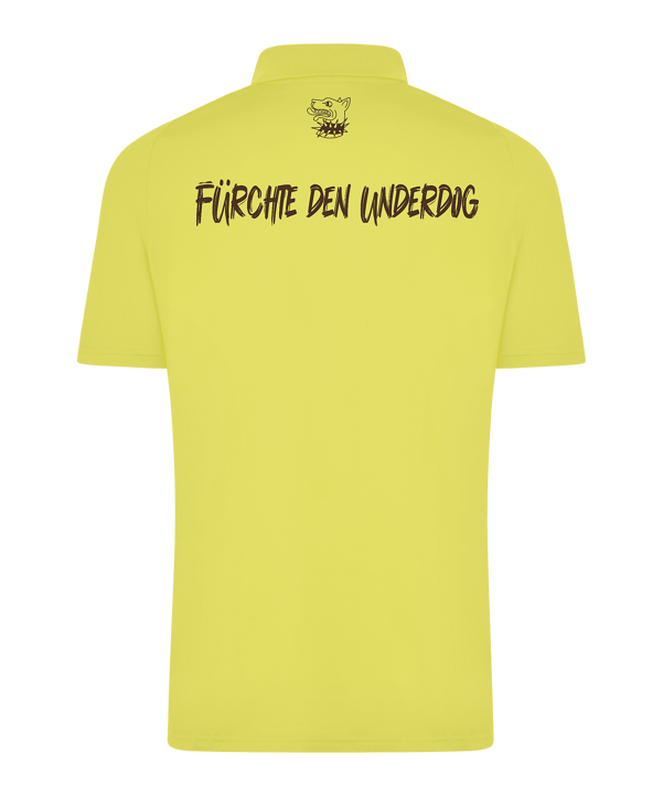 adidas Berlin Underdogs Fan Polo Gelb - gelb