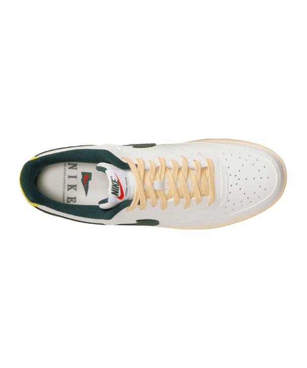 Nike Court Vision Low Beige Rot F133 - beige