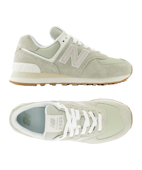 New Balance 574 Damen Grün FQD2 - gruen