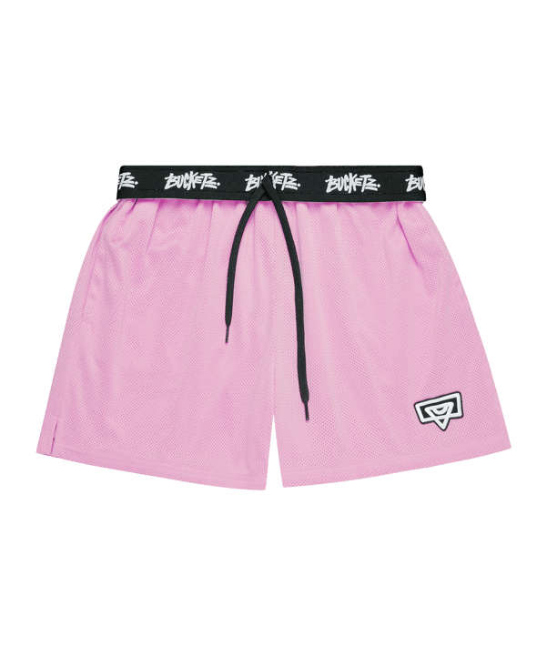 Bucketz All Day Mesh Short Rosa - rosa