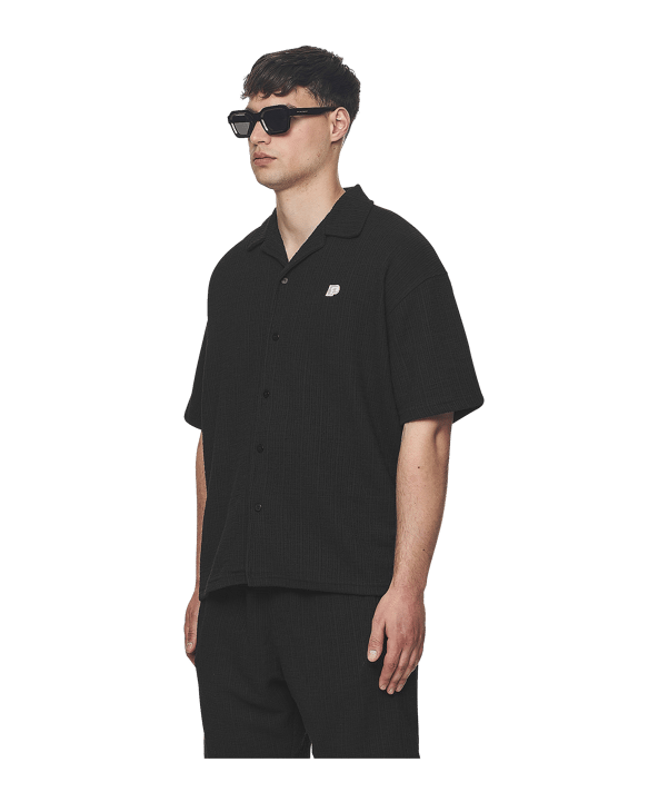 Pegador Libco Structured Knit Hemd Schwarz - schwarz