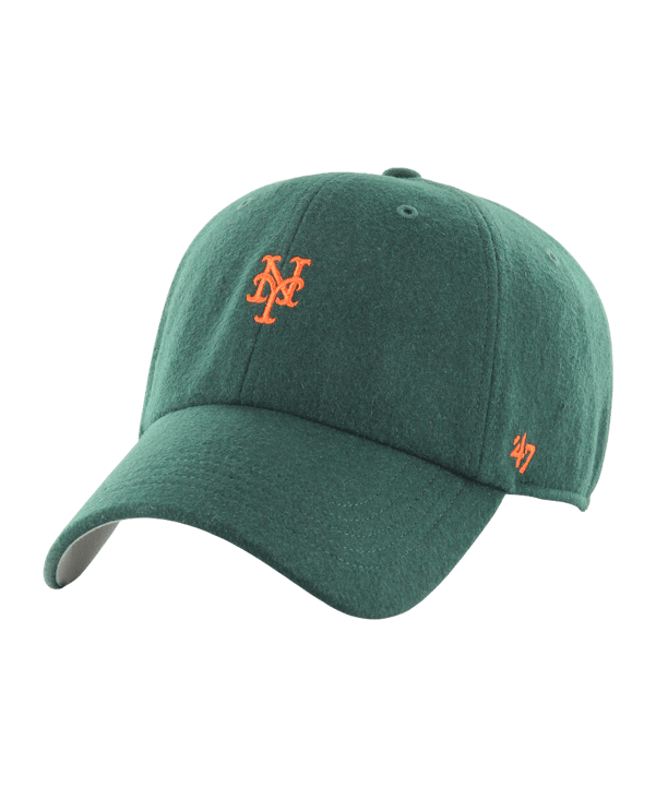 '47 Brand MLB New York Mets Premium Base Runner 47 Clean Up Cap Grün - gruen
