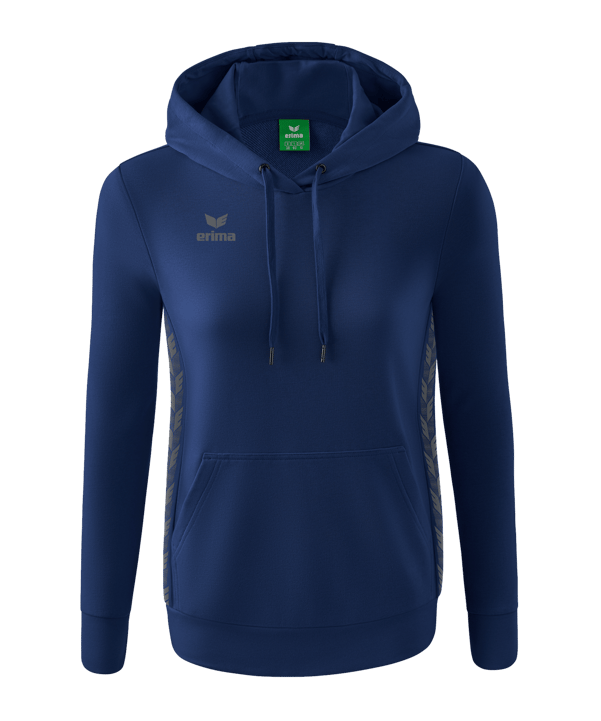 Erima Team Essential Hoody Damen Dunkelblau - blau