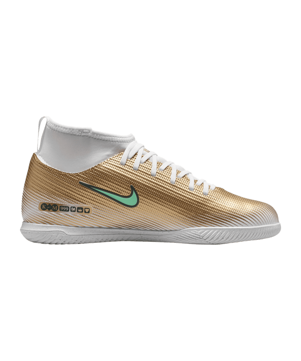 Nike Jr Air Zoom Mercurial Superfly XI Club IN Kylian Mbappe Kinderen Gold K701 - goud