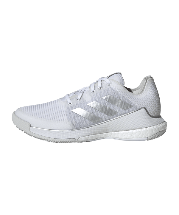 adidas Crazyflight Damen Weiss Silber - weiss