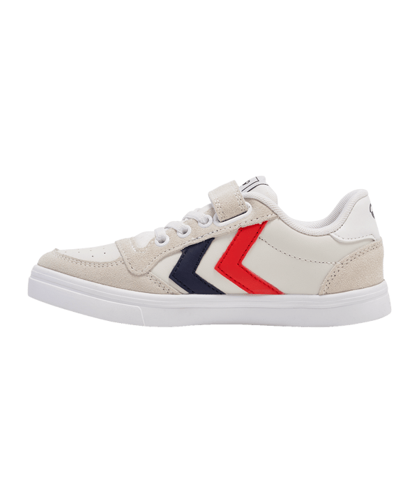 Hummel Slimmer Stadil Leather Low Sneaker Kids Blau F7666 - blau