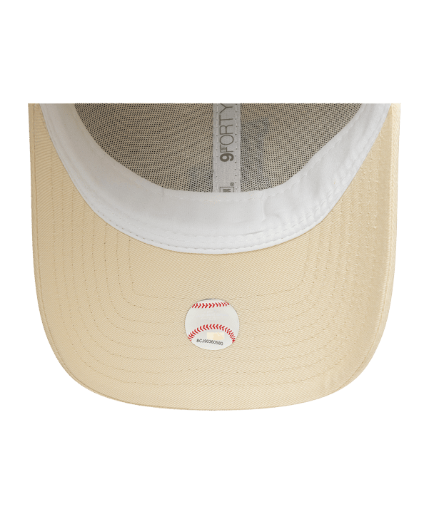 New Era MLB Los Angeles Dodgers Team Outline 9Forty Cap Beige - beige