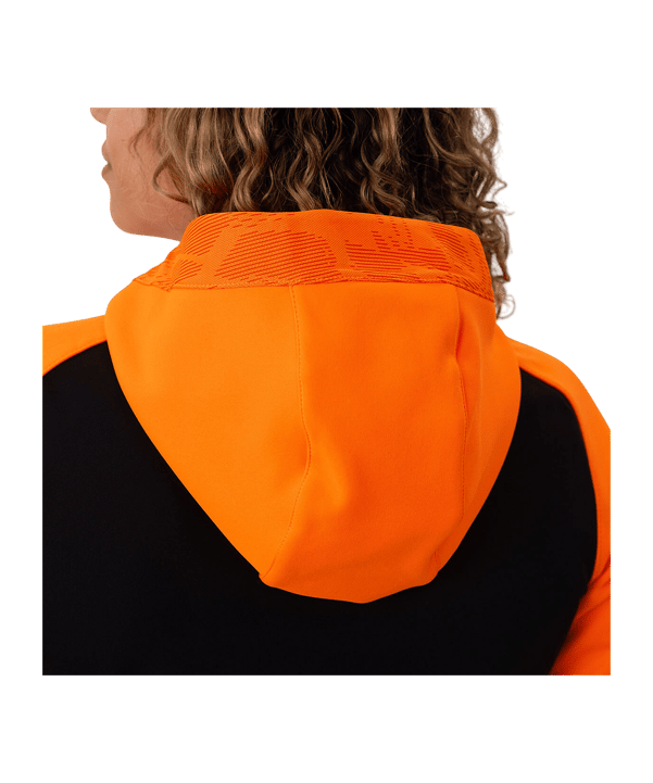 JAKO Icon Kapuzenjacke Damen Schwarz Orange F807 - orange