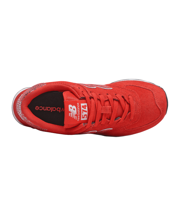 New Balance 574 Damen Rot Weiss FAR2 - rot