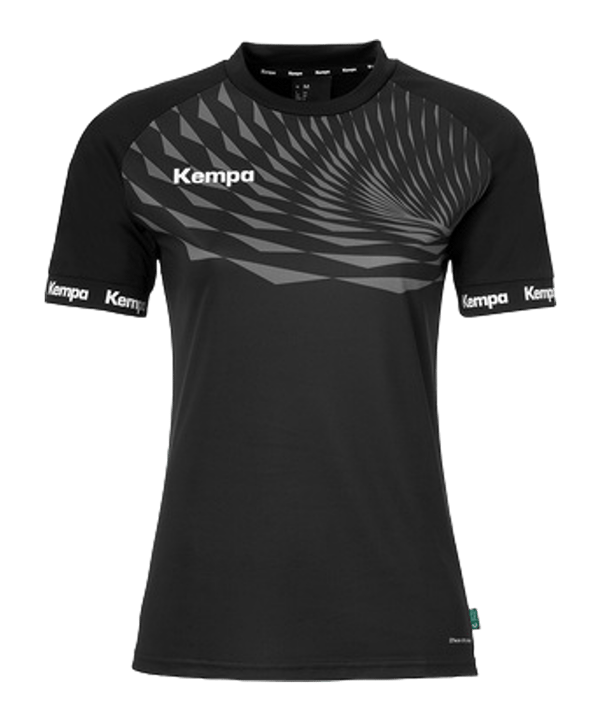 Kempa Wave 26 Trikot Damen Schwarz Grau F01 - schwarz