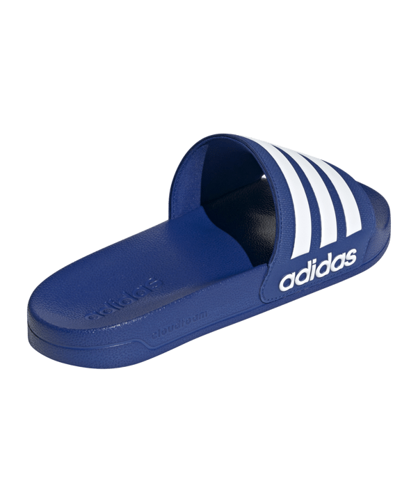 adidas Cloudfoam Adilette Shower Blau Weiss - blau