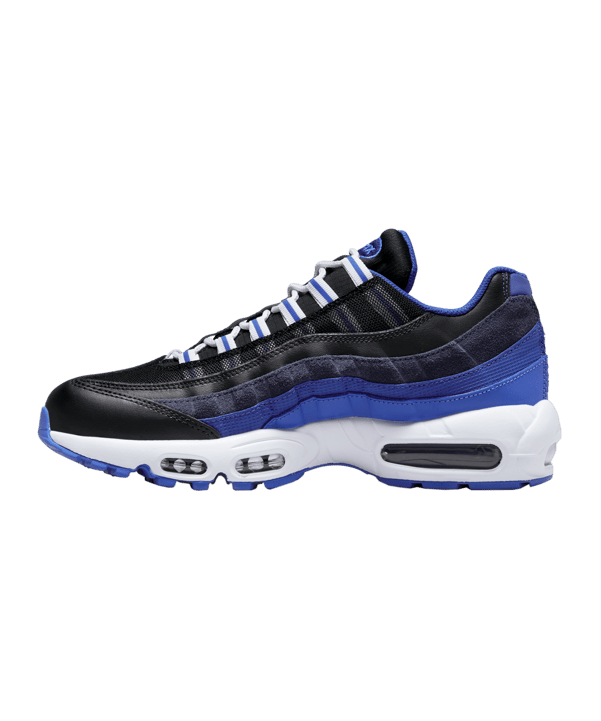 Nike Air Max 95 Schwarz Weiss Blau F006 - schwarz