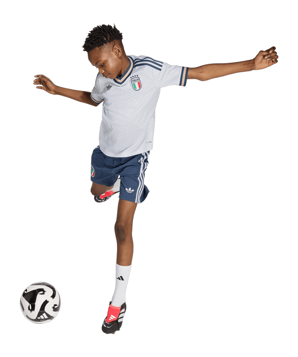 adidas FIGC Italien Short Away WM 2026 Kids Blau - blau