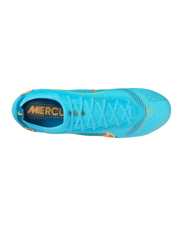 Nike Mercurial Vapor XIV Blueprint Elite FG Blau Orange F484 - blau