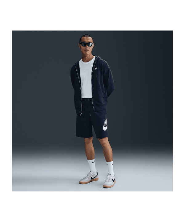 Nike Club Alumni Pantaloncini Blu C451 - blu
