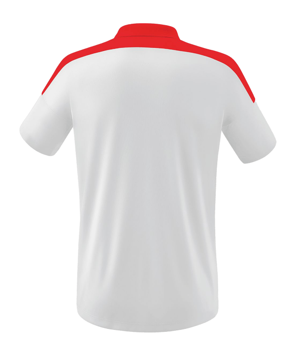 Erima Change by Poloshirt Weiss Rot - weiss