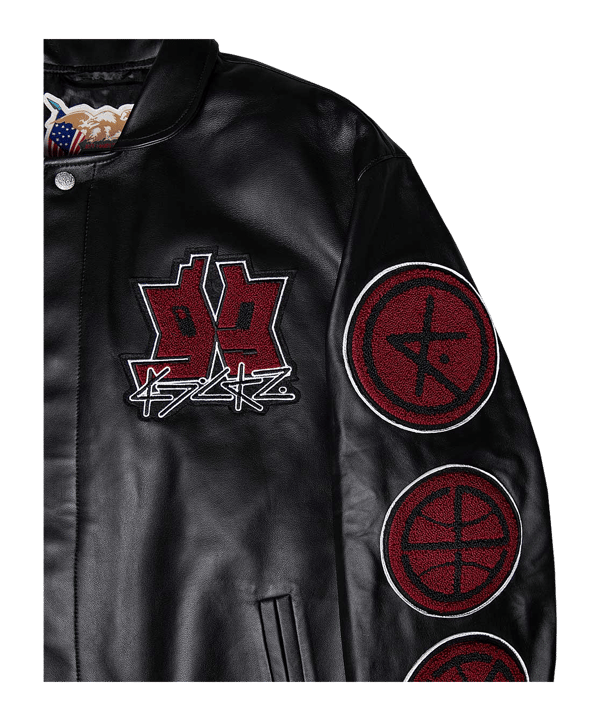 Jeff Hamilton Jeff Hamiltmocourt Meta Full Leather Jacke Schwarz - schwarz