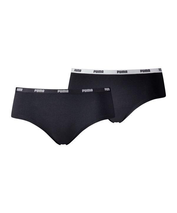 PUMA Iconic Hipster 2er Pack Damen Schwarz F200 - schwarz