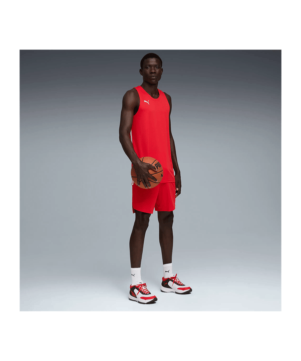 PUMA Teamjaws Starter Short Rot F04 - rot