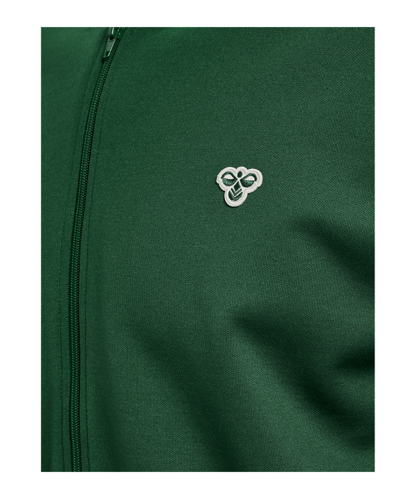 Hummel Archive Regular Poly Zip Jacke Grün F6170 - gruen