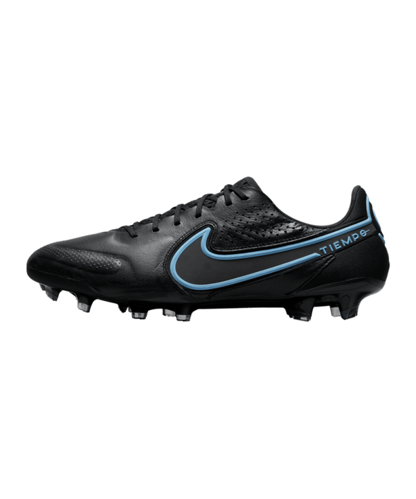 Nike Tiempo Legend IX Renew Elite FG Schwarz Blau F004 - schwarz