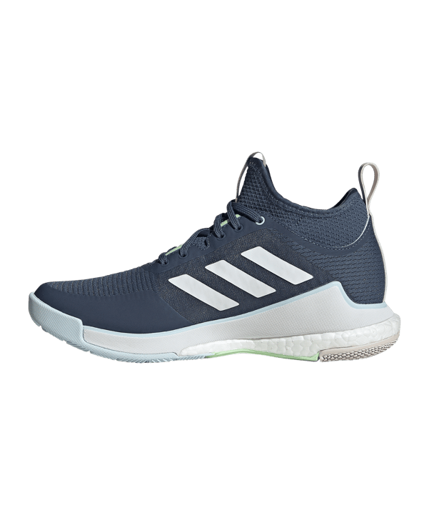 adidas Crazyflight Mid Damen Blau Weiss - blau