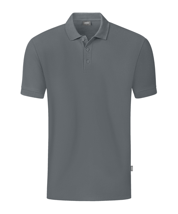 JAKO Organic Polo Shirt Grau F840 - grau