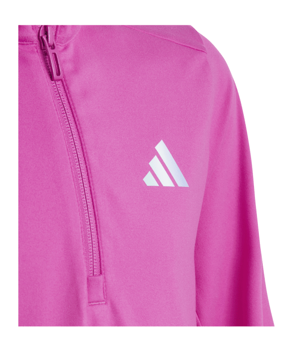 adidas AEROREADY Half-Zip Long Sleeve Tee Pink - rosa