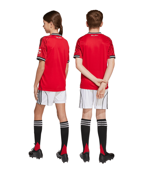 adidas Manchester United Short Home 2025/2026 Kids Weiß - weiss