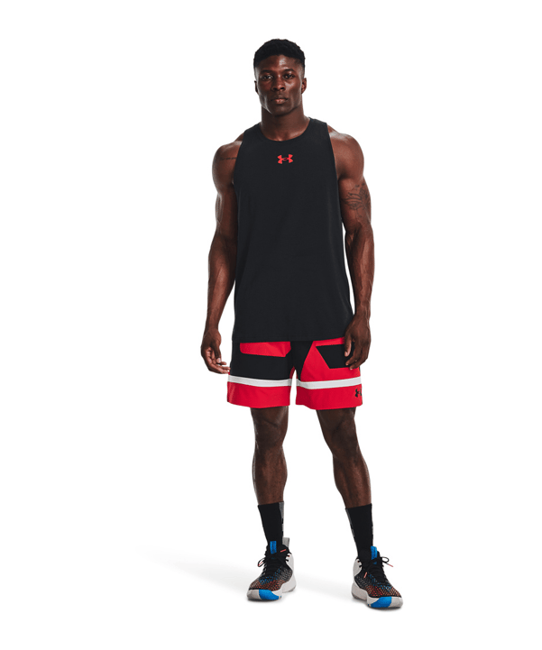Under Armour Baseline Woven 7 Short Rot F600 - rot