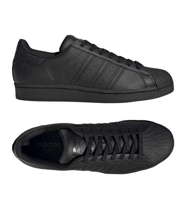 adidas Originals Superstar Schwarz - schwarz
