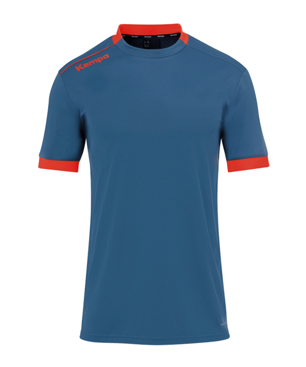 Kempa Player Trikot Kids Grau Rot F08 - grau