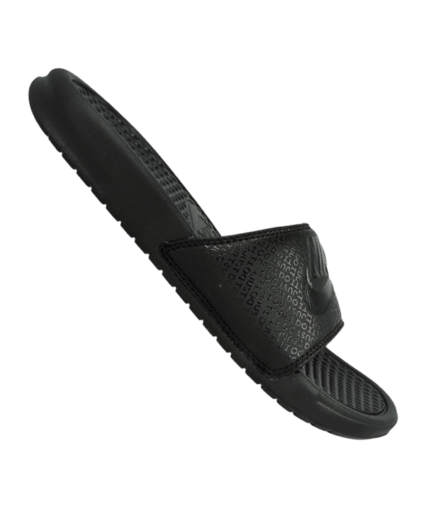 Nike Benassi JDI Badelatschen Schwarz F001 - schwarz