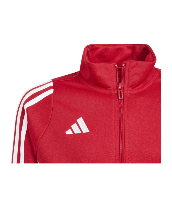 adidas Tiro 24 Trainingsjacke Kids Rot Weiss - rot