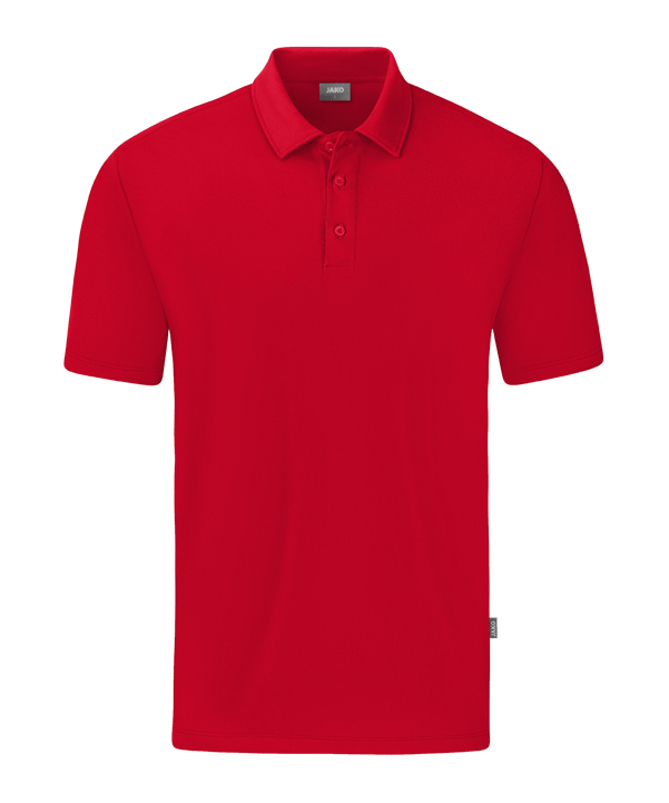 JAKO Organic Stretch Polo Shirt Rot F100 - rot