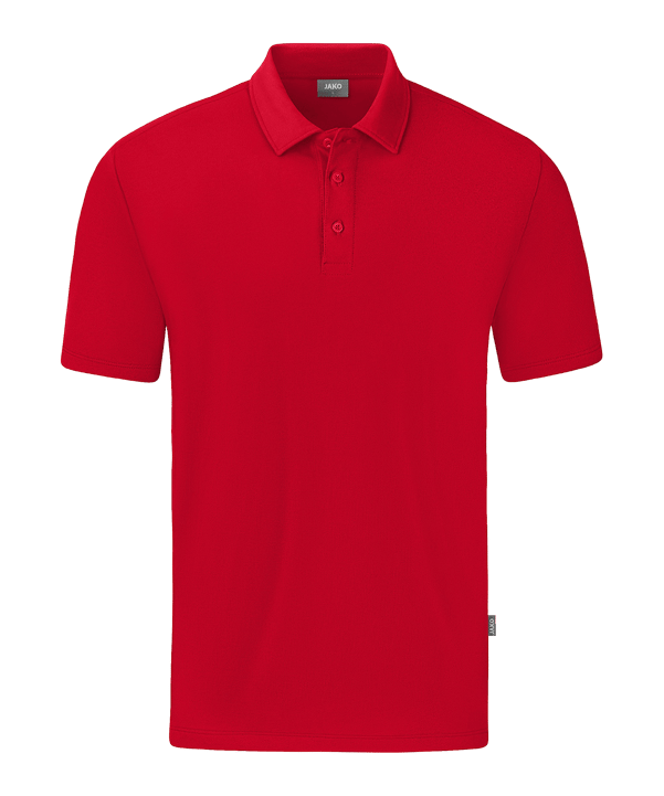 JAKO Organic Stretch Polo Shirt Rot F100 - rot