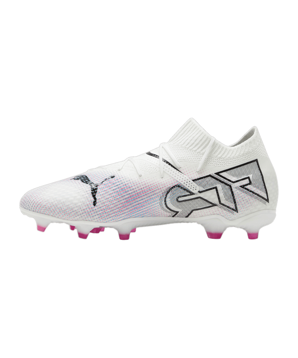 PUMA FUTURE 7 Pro FG/AG Phenomenal Jr Kids Weiss Schwarz Pink F01 - weiss