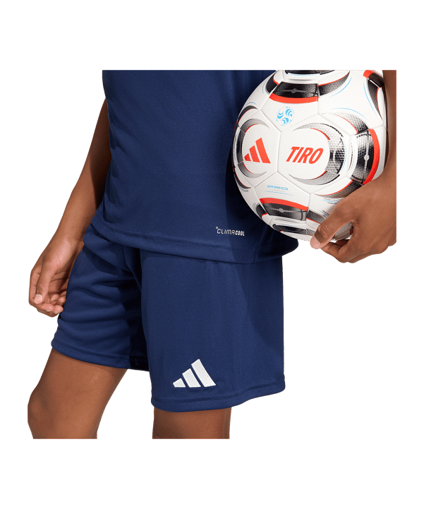 adidas Entrada 26 Trikot Kids Dunkelblau - weiss
